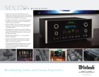 McIntosh MX170 - Brochure 